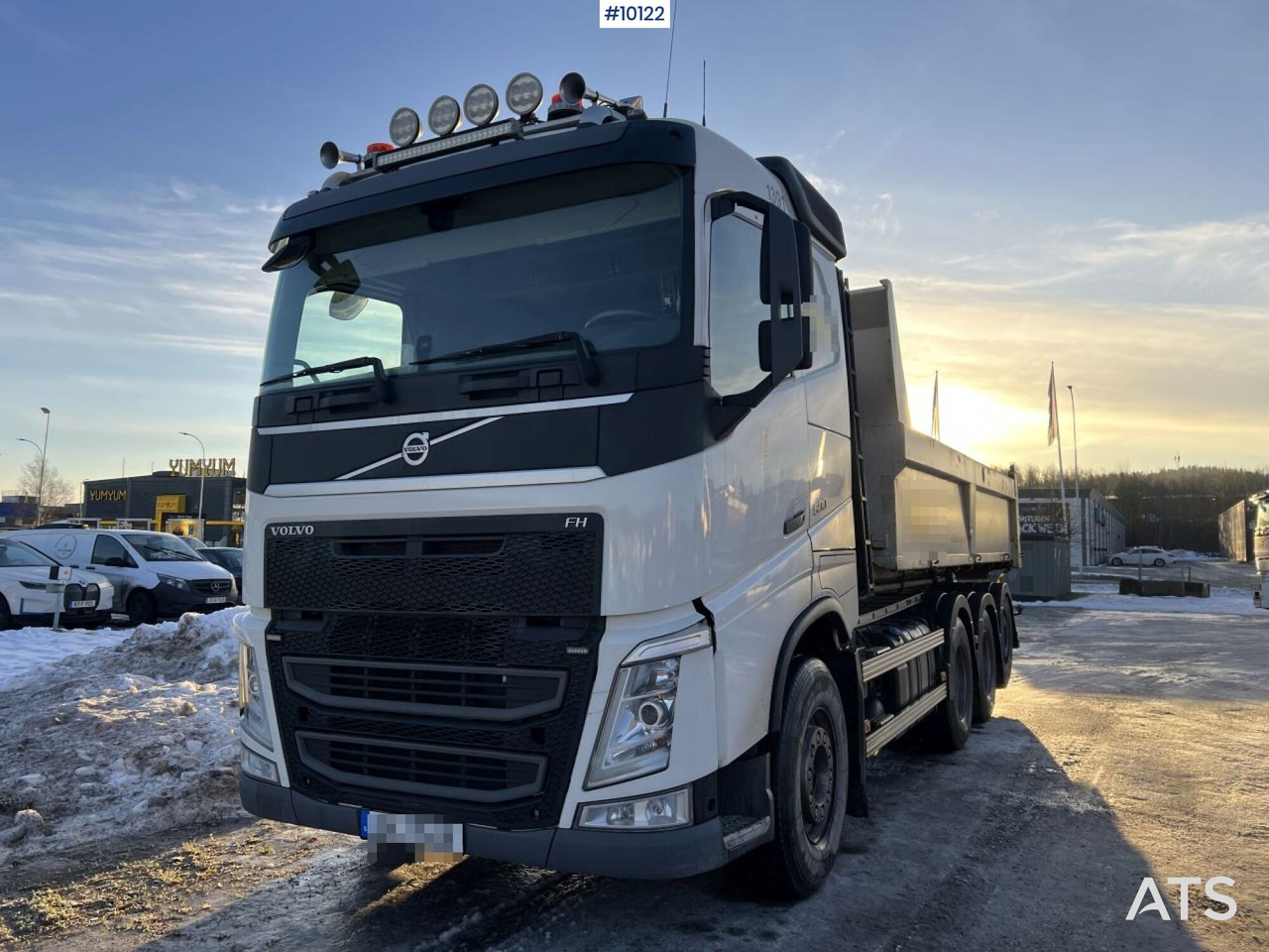 Volvo FH 8*4 Tridem Hooklift with flatbed - Abrollkipper: das Bild 3 Volvo FH 8*4 Tridem Hooklift with flatbed - Abrollkipper: das Bild 3