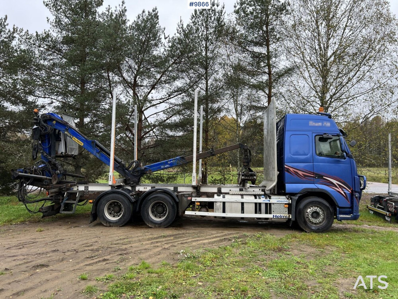 Volvo FH D13 Timber truck with Palfinger M110 crane - Holztransporter: das Bild 3 Volvo FH D13 Timber truck with Palfinger M110 crane - Holztransporter: das Bild 3