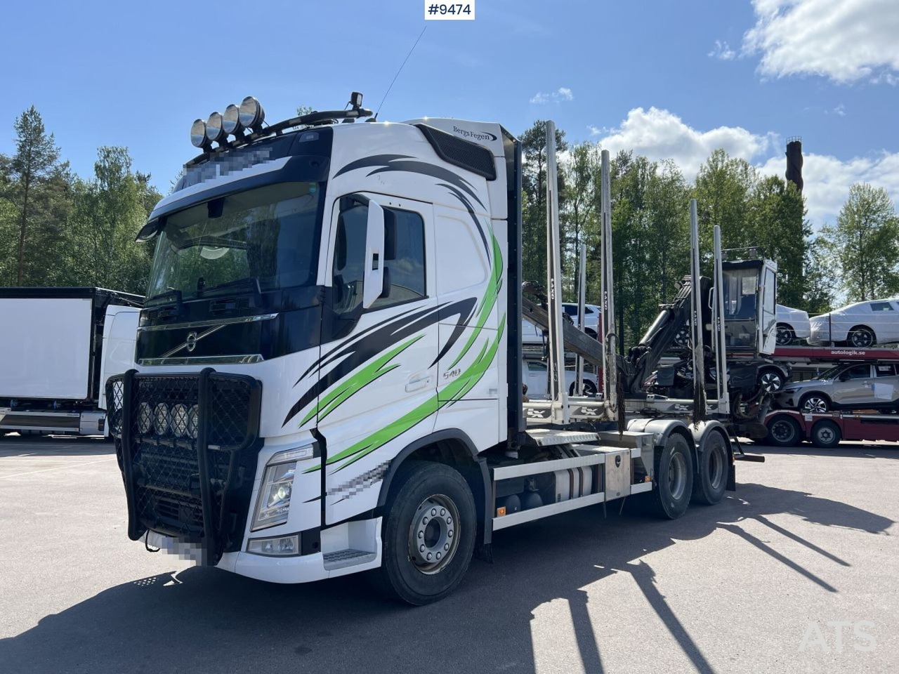 Volvo FH13 Logging truck with Loglift 105S crane - Holztransporter: das Bild 1 Volvo FH13 Logging truck with Loglift 105S crane - Holztransporter: das Bild 1