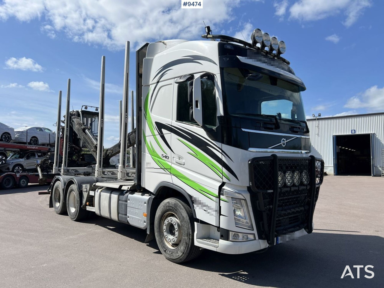 Volvo FH13 Logging truck with Loglift 105S crane - Holztransporter, Autokran: das Bild 1 Volvo FH13 Logging truck with Loglift 105S crane - Holztransporter, Autokran: das Bild 1