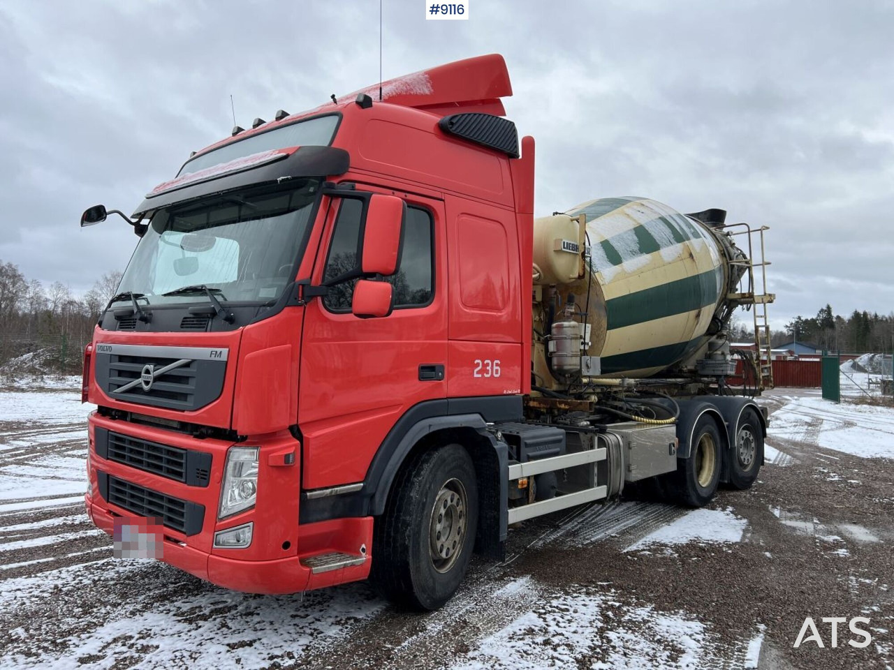 Fahrmischer Volvo FM 6X2 Quick lock with concrete rotator (VIDEO): das Bild 1