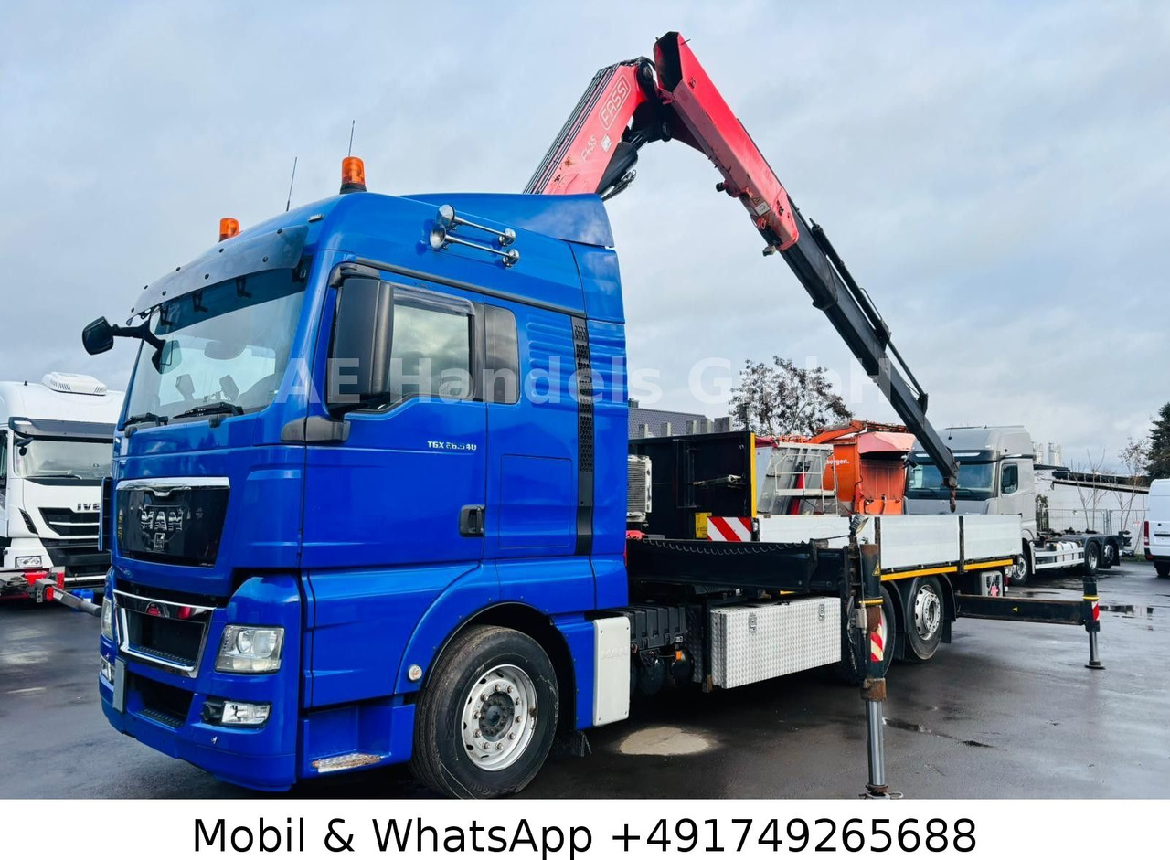 MAN TGX 26.540 XLX BL 6x2 FASSI F455 *Funk/Lenk+Lift - Pritsche LKW, Autokran: das Bild 2 MAN TGX 26.540 XLX BL 6x2 FASSI F455 *Funk/Lenk+Lift - Pritsche LKW, Autokran: das Bild 2
