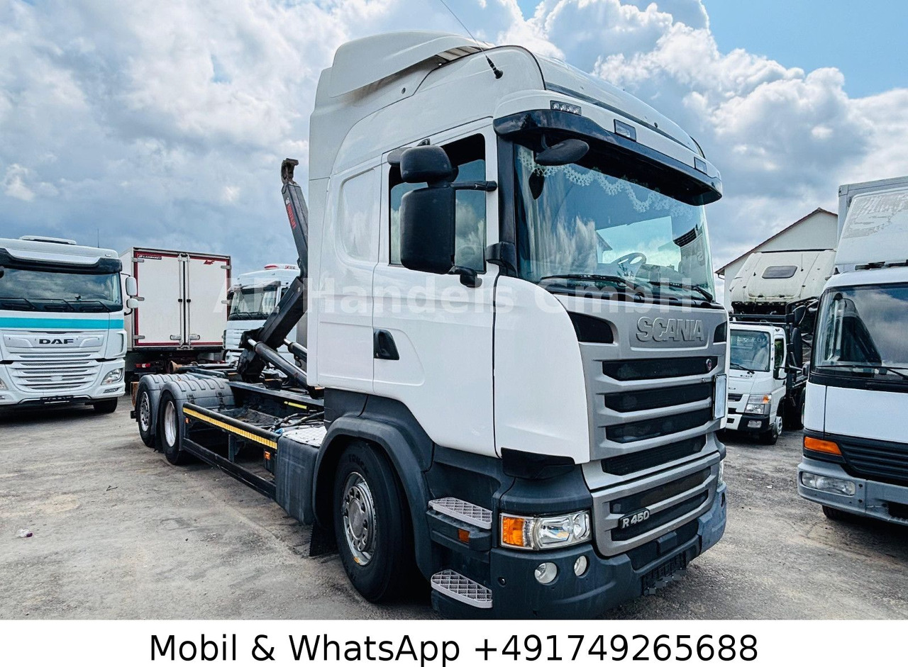 Scania R450 LL 6x2 *Retarder/Hiab-OPT20S59/Standklima - Abrollkipper: das Bild 2 Scania R450 LL 6x2 *Retarder/Hiab-OPT20S59/Standklima - Abrollkipper: das Bild 2