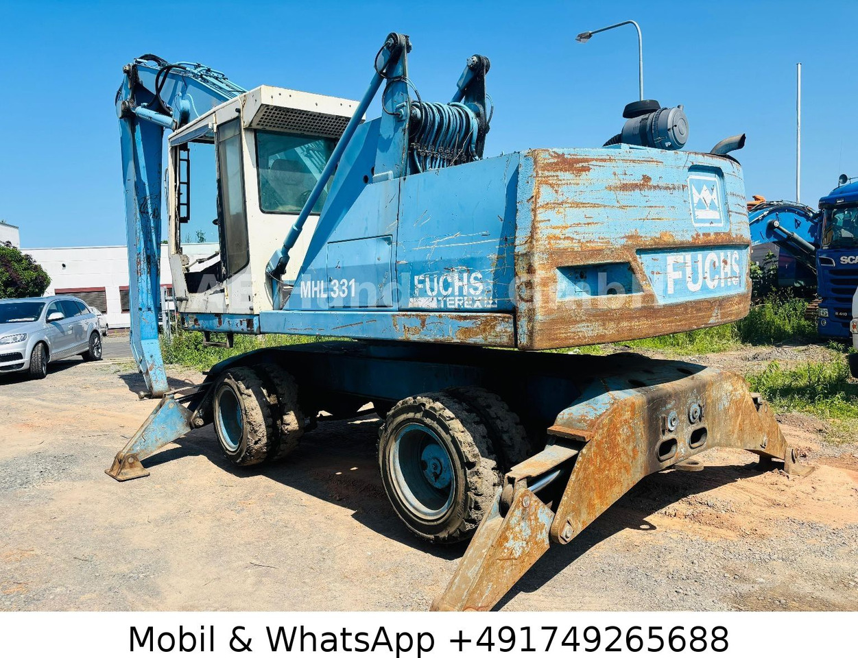 Terex MHL 331 Umschlagbagger - Mobilbagger: das Bild 5 Terex MHL 331 Umschlagbagger - Mobilbagger: das Bild 5