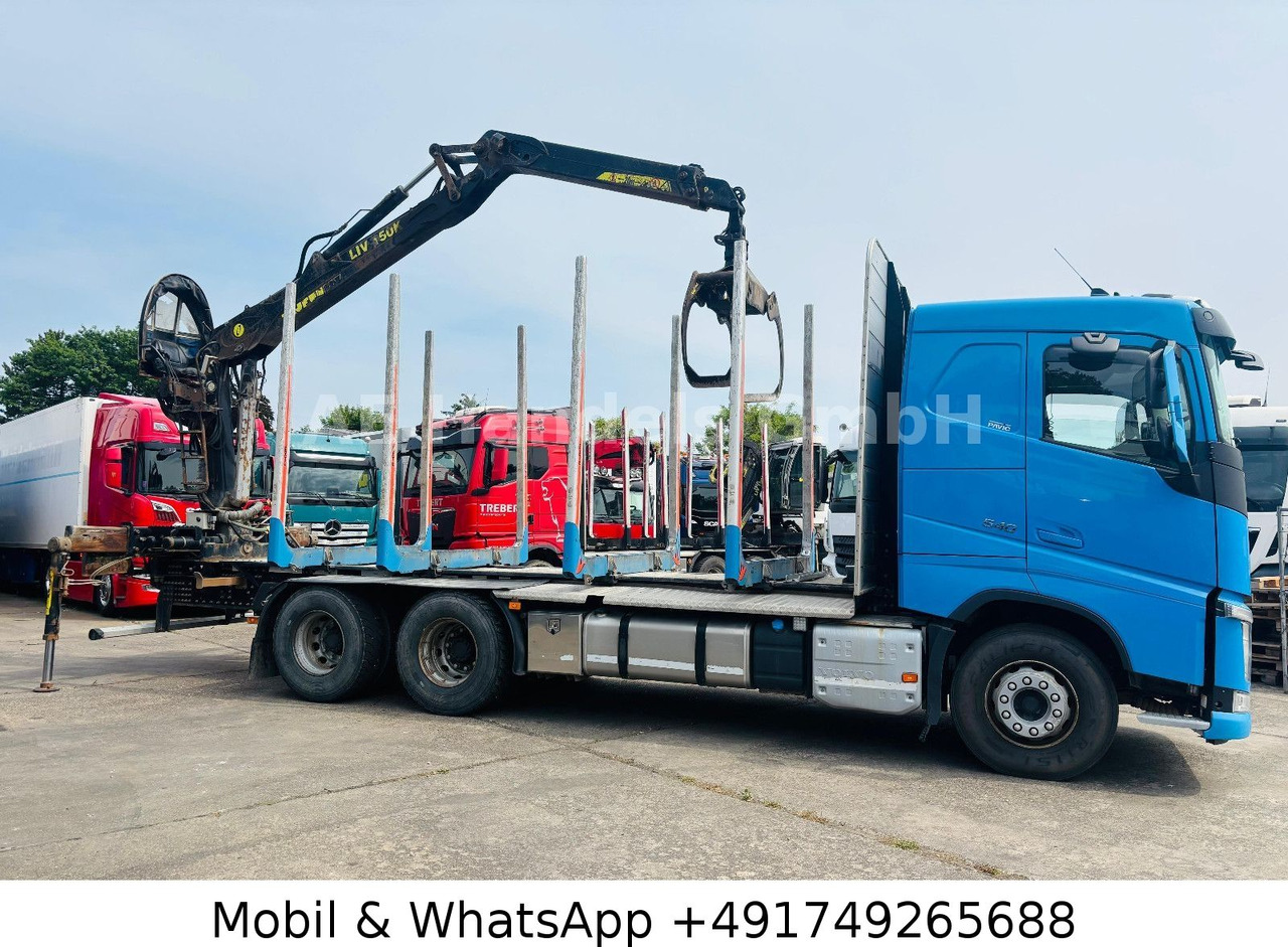 Volvo FH 540 BL 6x4 Tajfun LIV-150K *Retarder/Exte/ACC - Holztransporter, Autokran: das Bild 2 Volvo FH 540 BL 6x4 Tajfun LIV-150K *Retarder/Exte/ACC - Holztransporter, Autokran: das Bild 2