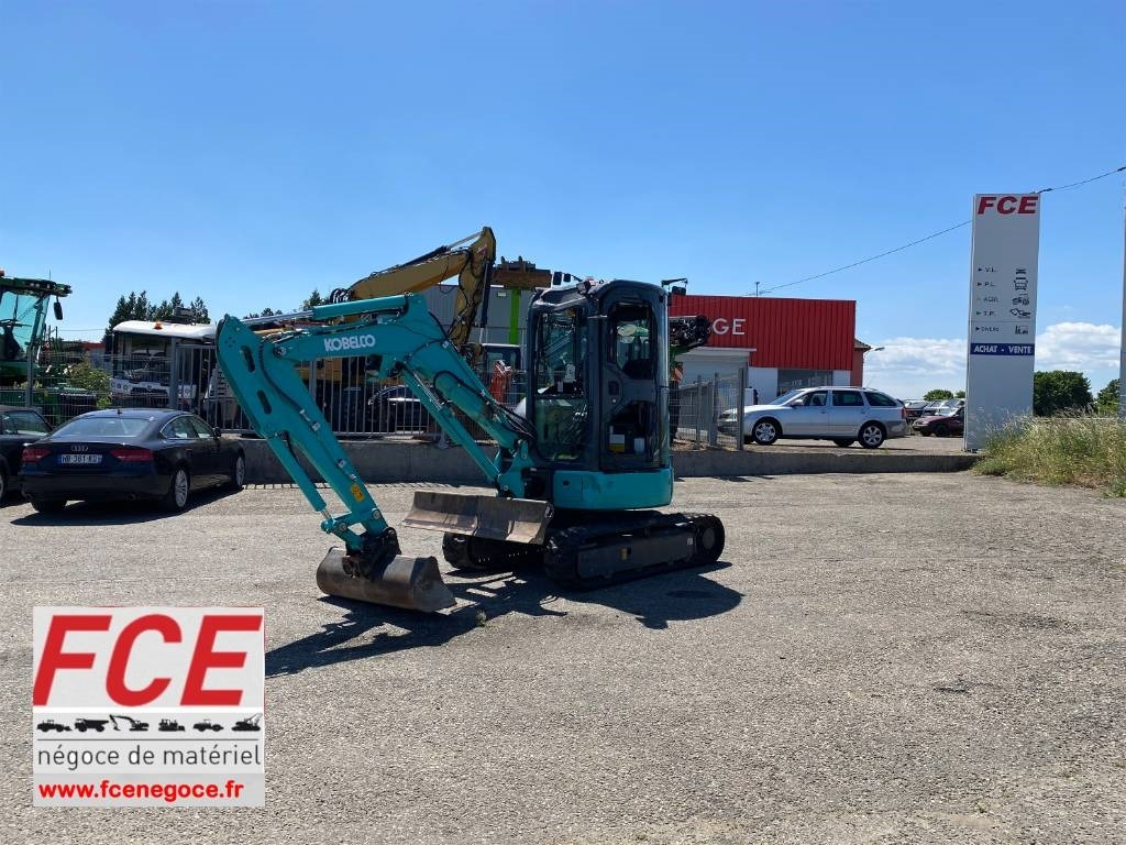 Kobelco SK28SR-6E 1er Main Origine Française endommagée - Minibagger: das Bild 1 Kobelco SK28SR-6E 1er Main Origine Française endommagée - Minibagger: das Bild 1