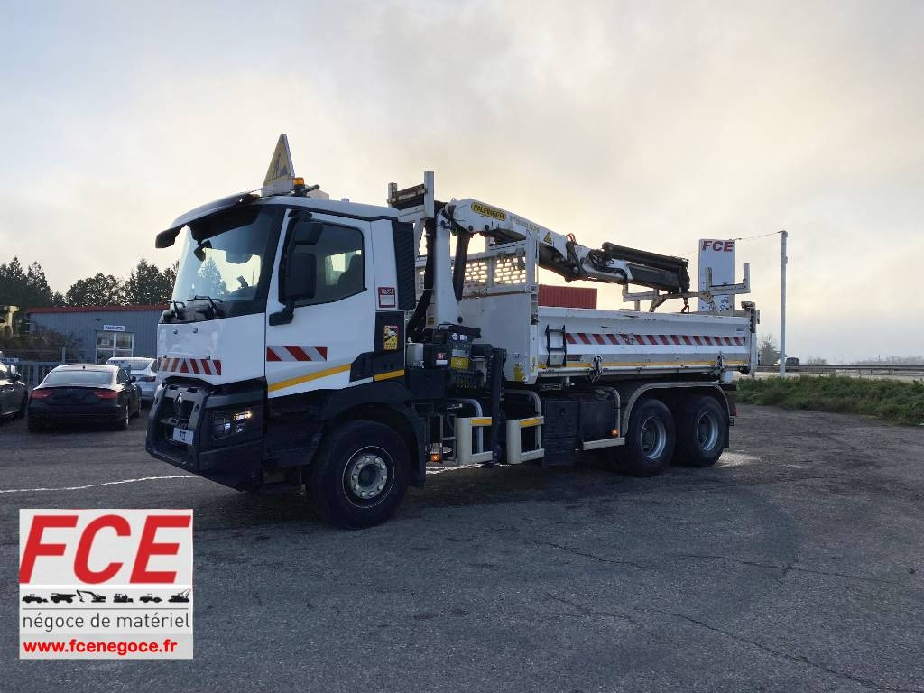 Renault C430 Dti11-Palfinger PK19.001/Tri-Benne endommagé - Kipper: das Bild 1 Renault C430 Dti11-Palfinger PK19.001/Tri-Benne endommagé - Kipper: das Bild 1