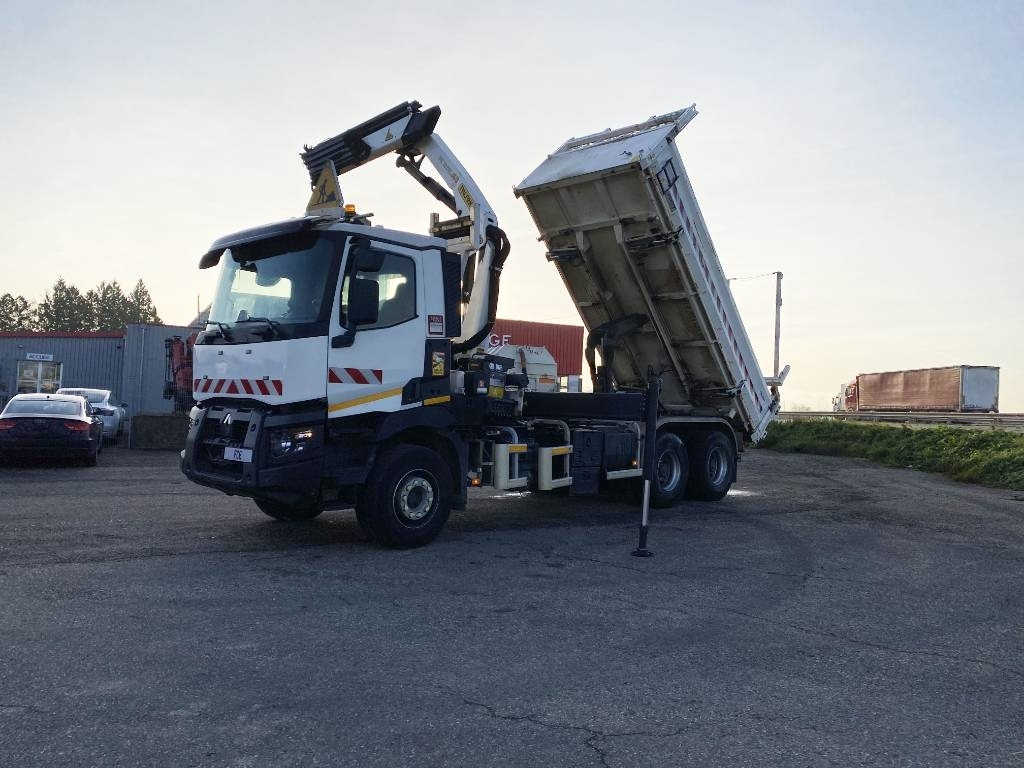 Renault C430 Dti11-Palfinger PK19.001/Tri-Benne endommagé - Kipper: das Bild 2 Renault C430 Dti11-Palfinger PK19.001/Tri-Benne endommagé - Kipper: das Bild 2