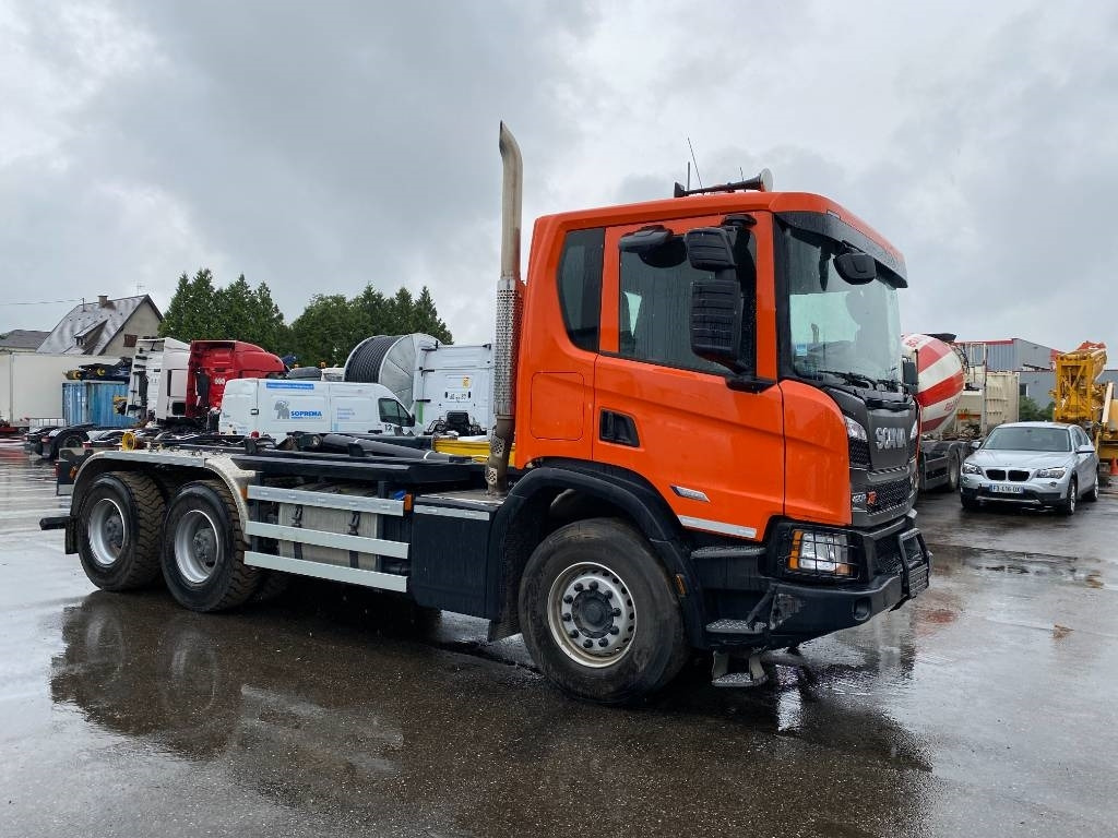 Scania P420 XT-3Pedales / PALFINGER PTH20SLD5 endommagé - Abrollkipper: das Bild 4 Scania P420 XT-3Pedales / PALFINGER PTH20SLD5 endommagé - Abrollkipper: das Bild 4