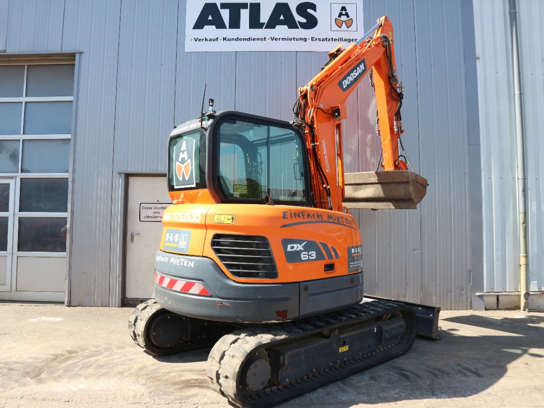 Doosan DX63-3 - Minibagger: das Bild 3 Doosan DX63-3 - Minibagger: das Bild 3