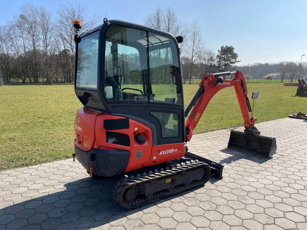 Kubota KX18-4 - Minibagger: das Bild 2 Kubota KX18-4 - Minibagger: das Bild 2