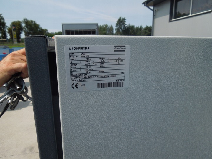 ATLAS COPCO GA22P - Luftkompressor: das Bild 3 ATLAS COPCO GA22P - Luftkompressor: das Bild 3