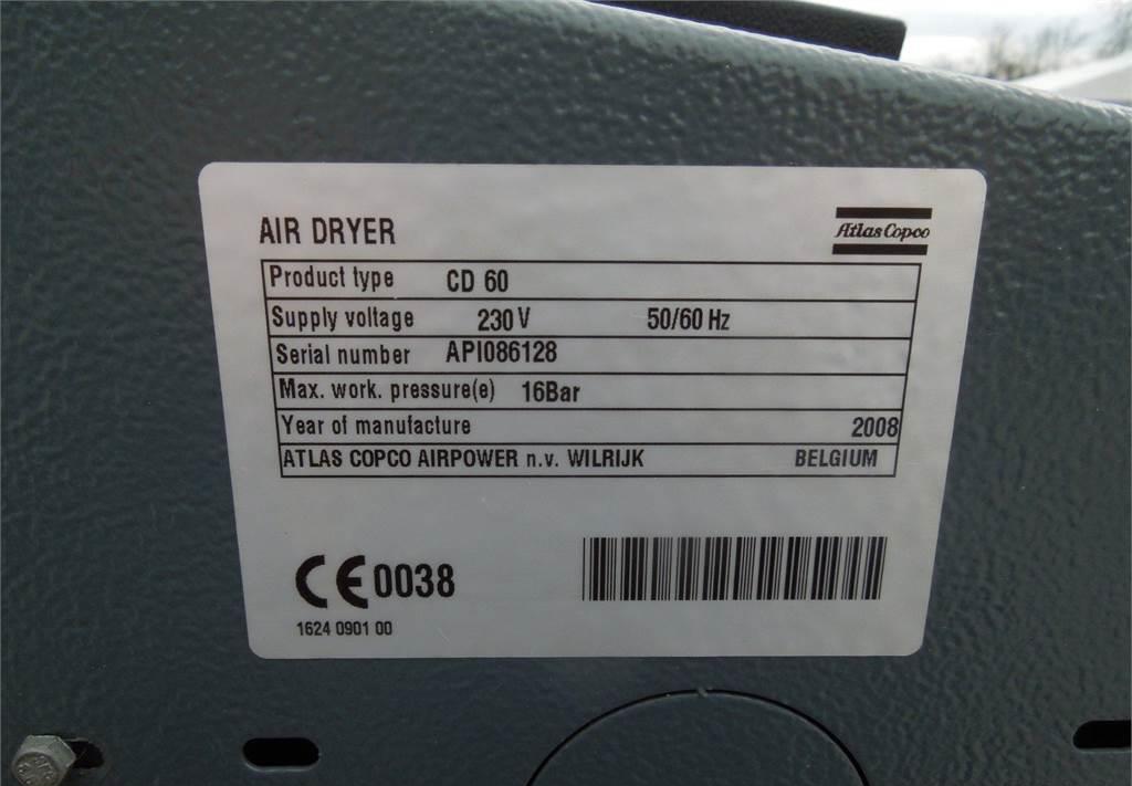 Atlas Copco OSUSZACZ ADSORPCYJNY CD 60 3,60M3/MIN 2008R - Luftkompressor: das Bild 3 Atlas Copco OSUSZACZ ADSORPCYJNY CD 60 3,60M3/MIN 2008R - Luftkompressor: das Bild 3