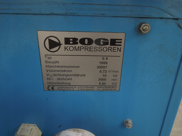 BOGE S8 - Luftkompressor: das Bild 3 BOGE S8 - Luftkompressor: das Bild 3