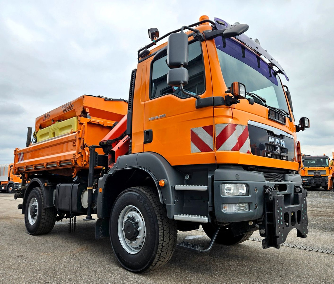 MAN TGM 18.290 4x4 Palfinger PK7001 Kran Funk Euro5 - Kipper, Autokran: das Bild 1 MAN TGM 18.290 4x4 Palfinger PK7001 Kran Funk Euro5 - Kipper, Autokran: das Bild 1