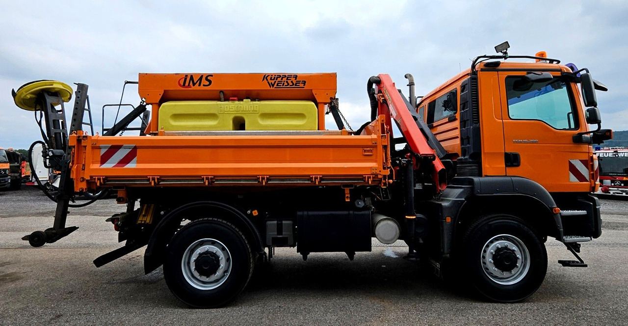 MAN TGM 18.290 4x4 Palfinger PK7001 Kran Funk Euro5 - Kipper, Autokran: das Bild 2 MAN TGM 18.290 4x4 Palfinger PK7001 Kran Funk Euro5 - Kipper, Autokran: das Bild 2