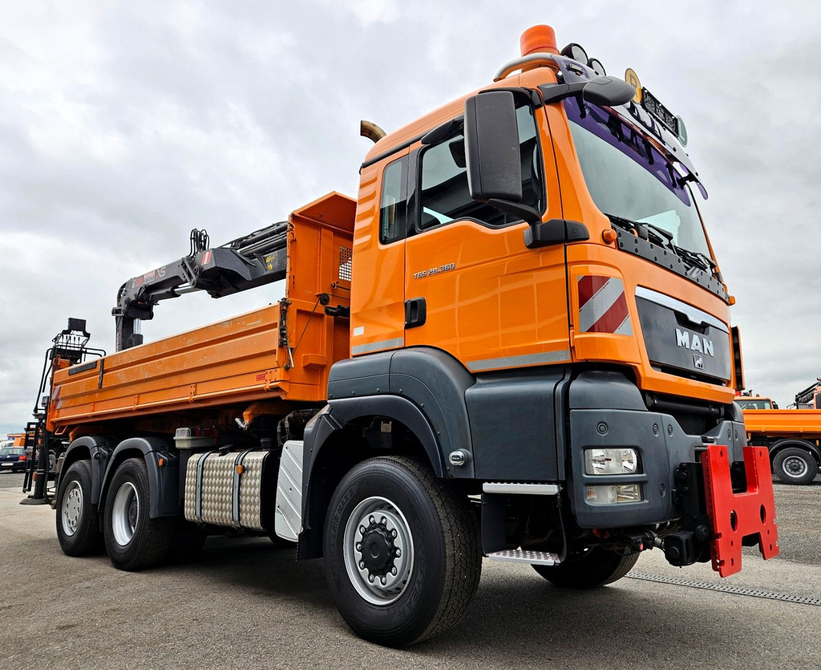 MAN TGS 28.360 6x4-4 HIAB 144E-4 Kran Euro5 - Kipper, Autokran: das Bild 1 MAN TGS 28.360 6x4-4 HIAB 144E-4 Kran Euro5 - Kipper, Autokran: das Bild 1