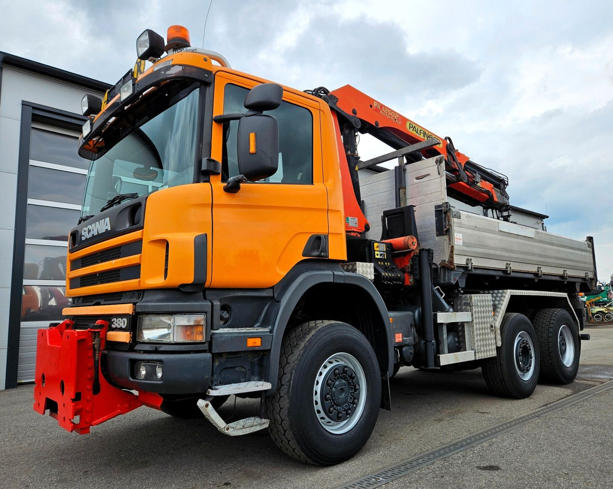 Scania P114 380 6x4-4 Palfinger PK12502 Kran Funk - Kipper, Autokran: das Bild 2 Scania P114 380 6x4-4 Palfinger PK12502 Kran Funk - Kipper, Autokran: das Bild 2