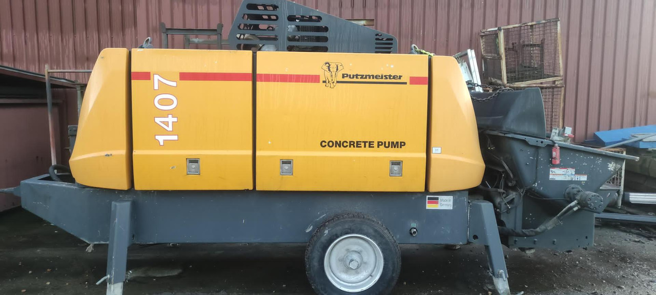 PUTZMEISTER 1407 - Stationäre Betonpumpe: das Bild 1 PUTZMEISTER 1407 - Stationäre Betonpumpe: das Bild 1
