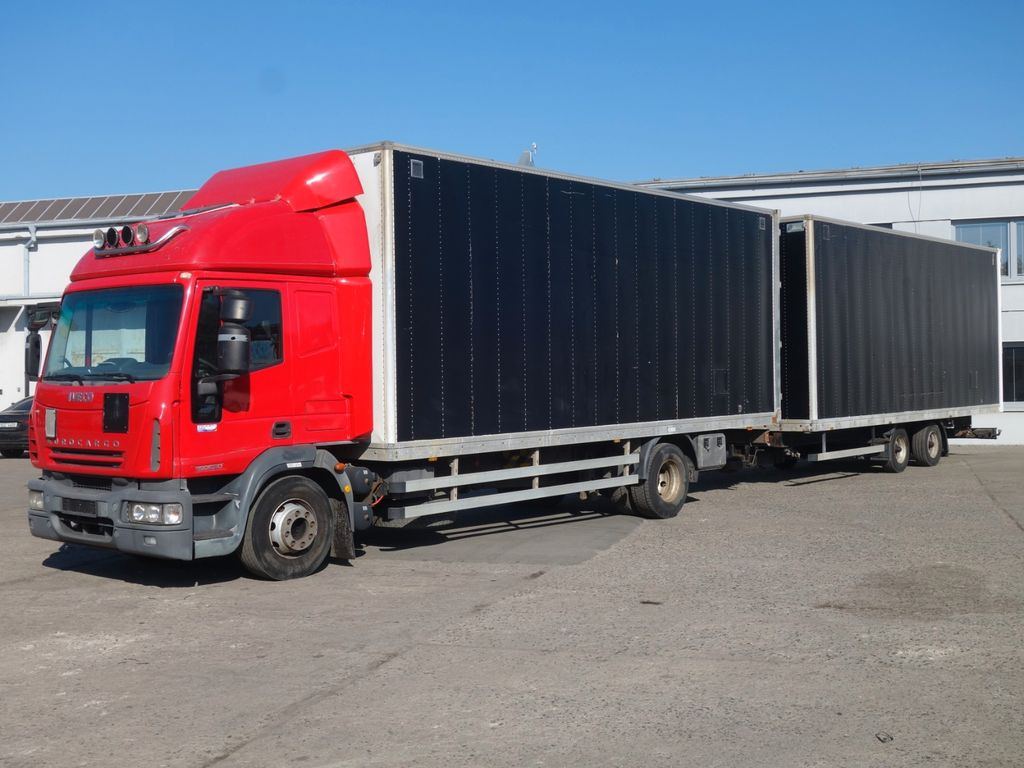 Iveco Eurocargo 150E30 mit Anhänger - Koffer LKW: das Bild 1 Iveco Eurocargo 150E30 mit Anhänger - Koffer LKW: das Bild 1