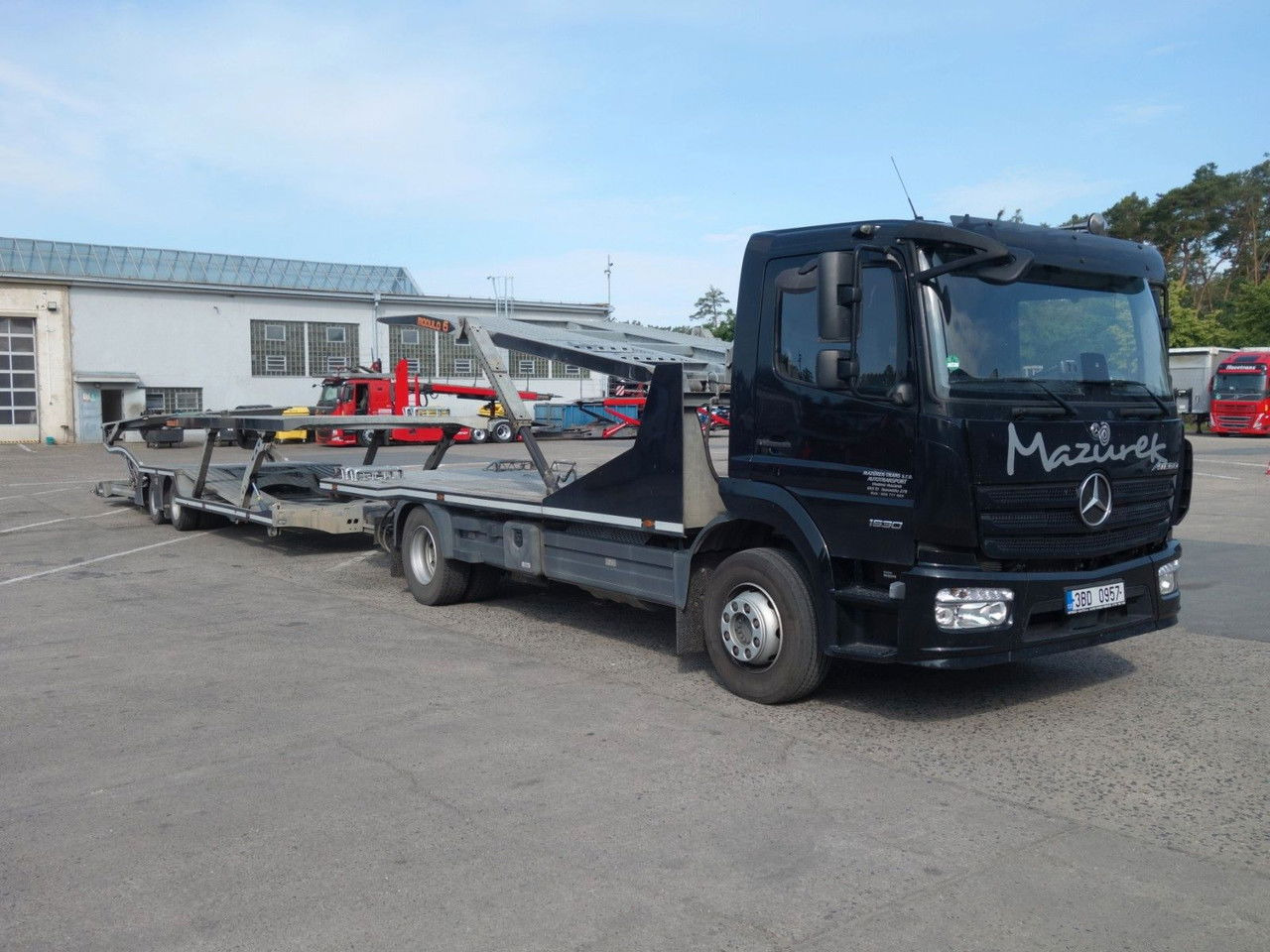 Mercedes-Benz Atego 1530 mit Anhänger für 7 PKW - Autotransporter LKW: das Bild 2 Mercedes-Benz Atego 1530 mit Anhänger für 7 PKW - Autotransporter LKW: das Bild 2