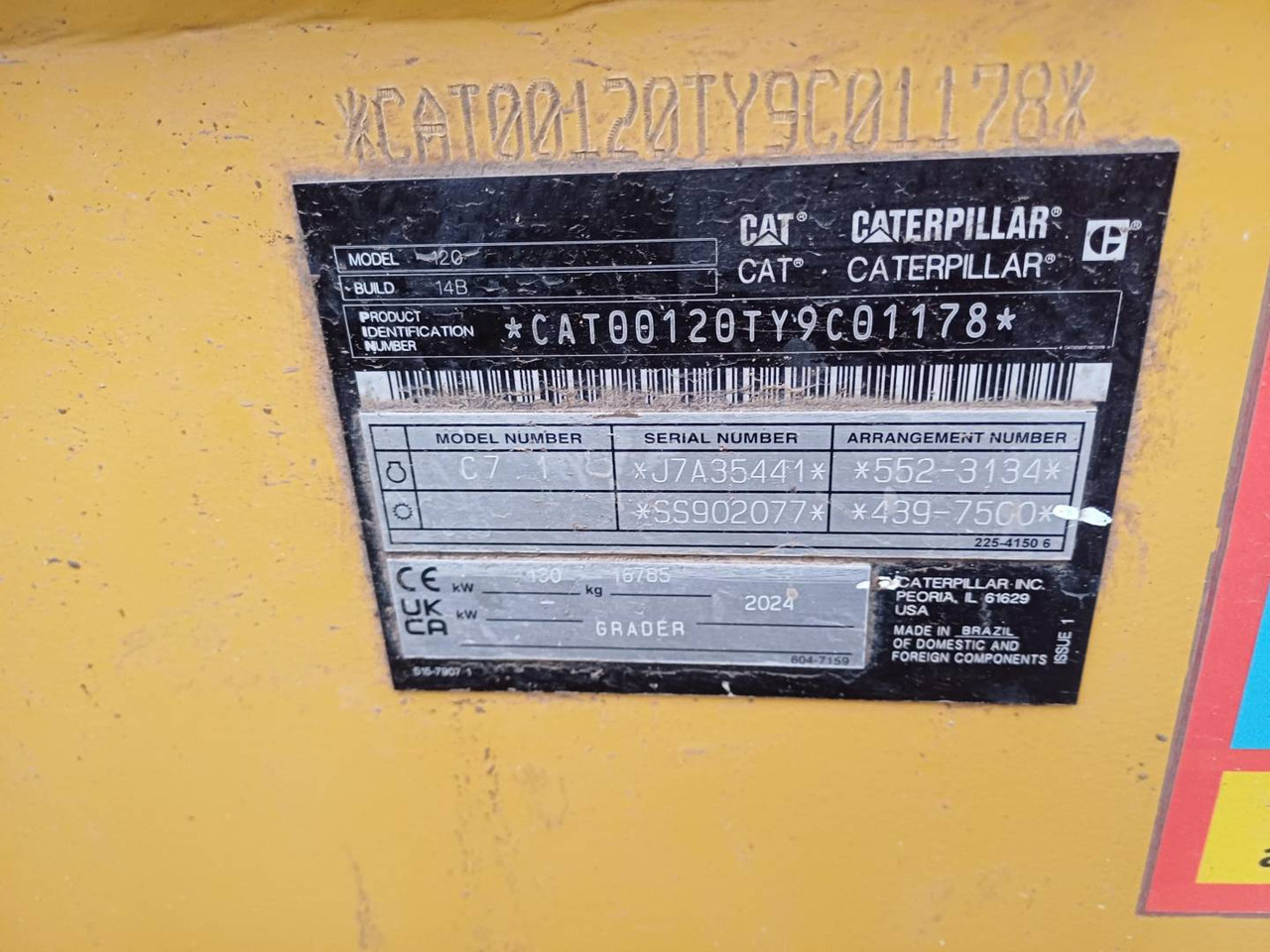 Grader CAT 120-14: das Bild 6 Grader CAT 120-14: das Bild 6