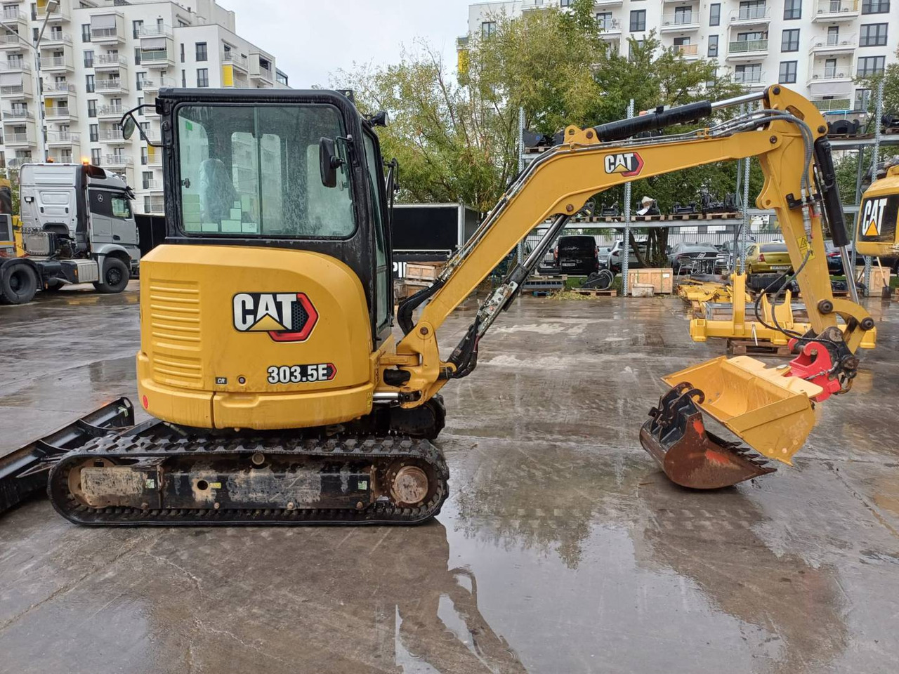 CAT 303.5ECR - Kettenbagger: das Bild 1 CAT 303.5ECR - Kettenbagger: das Bild 1