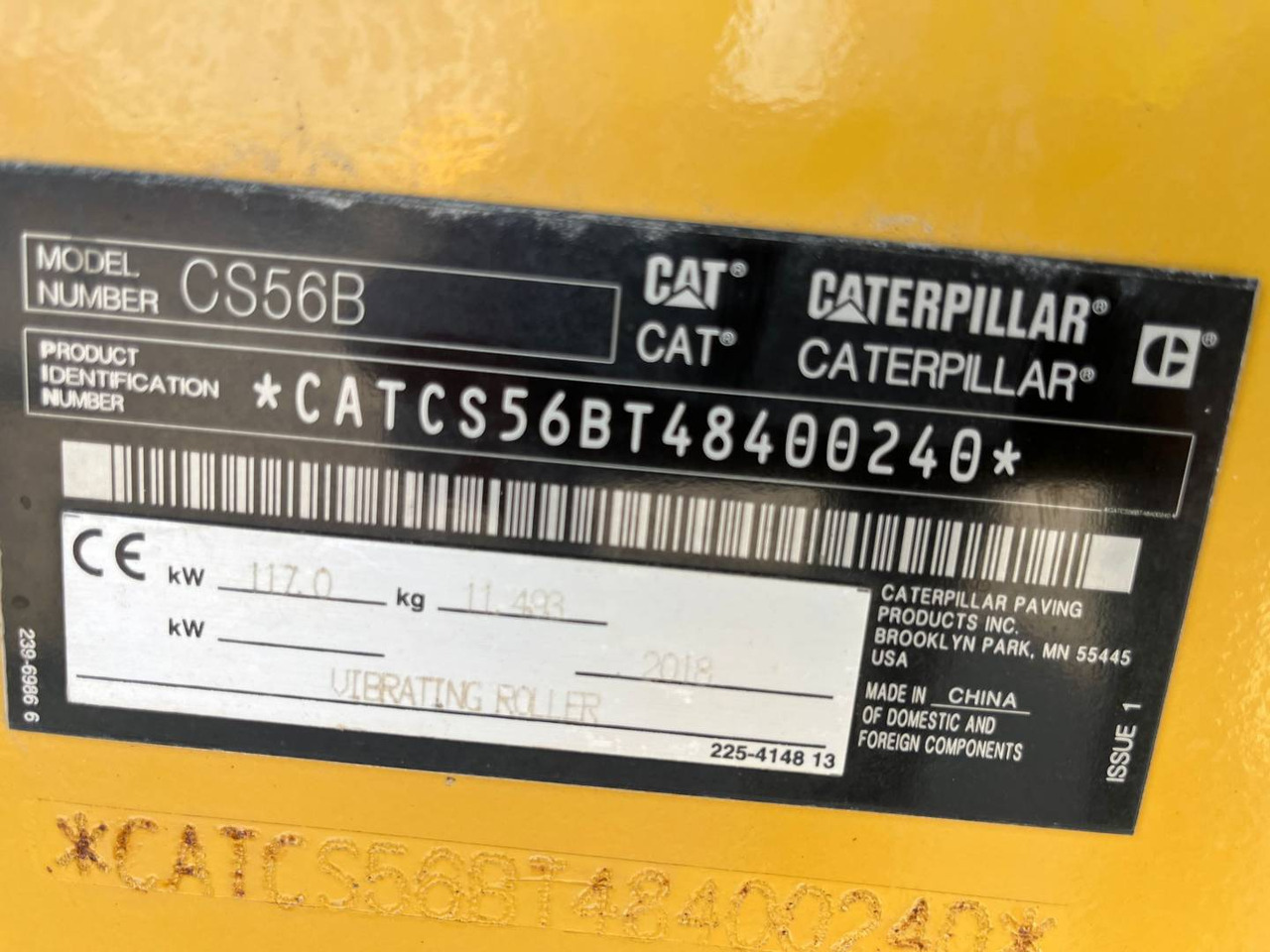 CAT CS56B - Walzenzug: das Bild 5 CAT CS56B - Walzenzug: das Bild 5