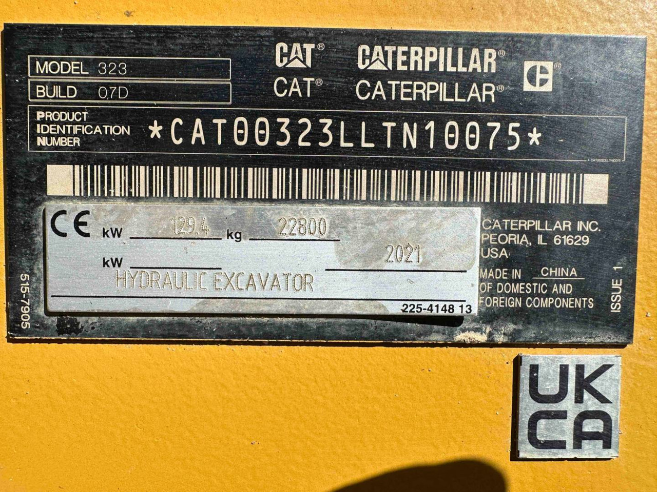 CAT 323 – Leasing CAT 323: das Bild 6