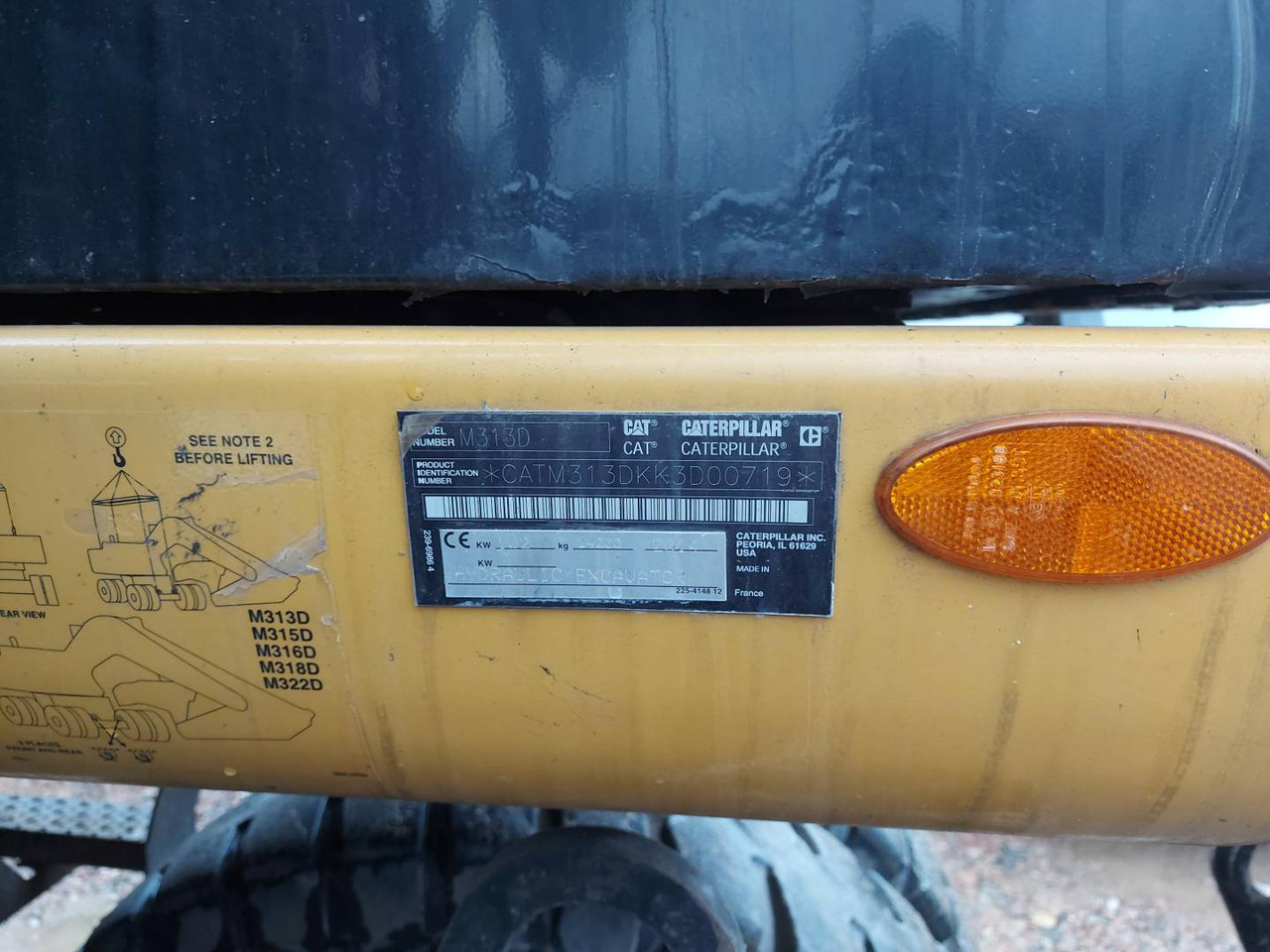 Mobilbagger CAT M313D: das Bild 6 Mobilbagger CAT M313D: das Bild 6