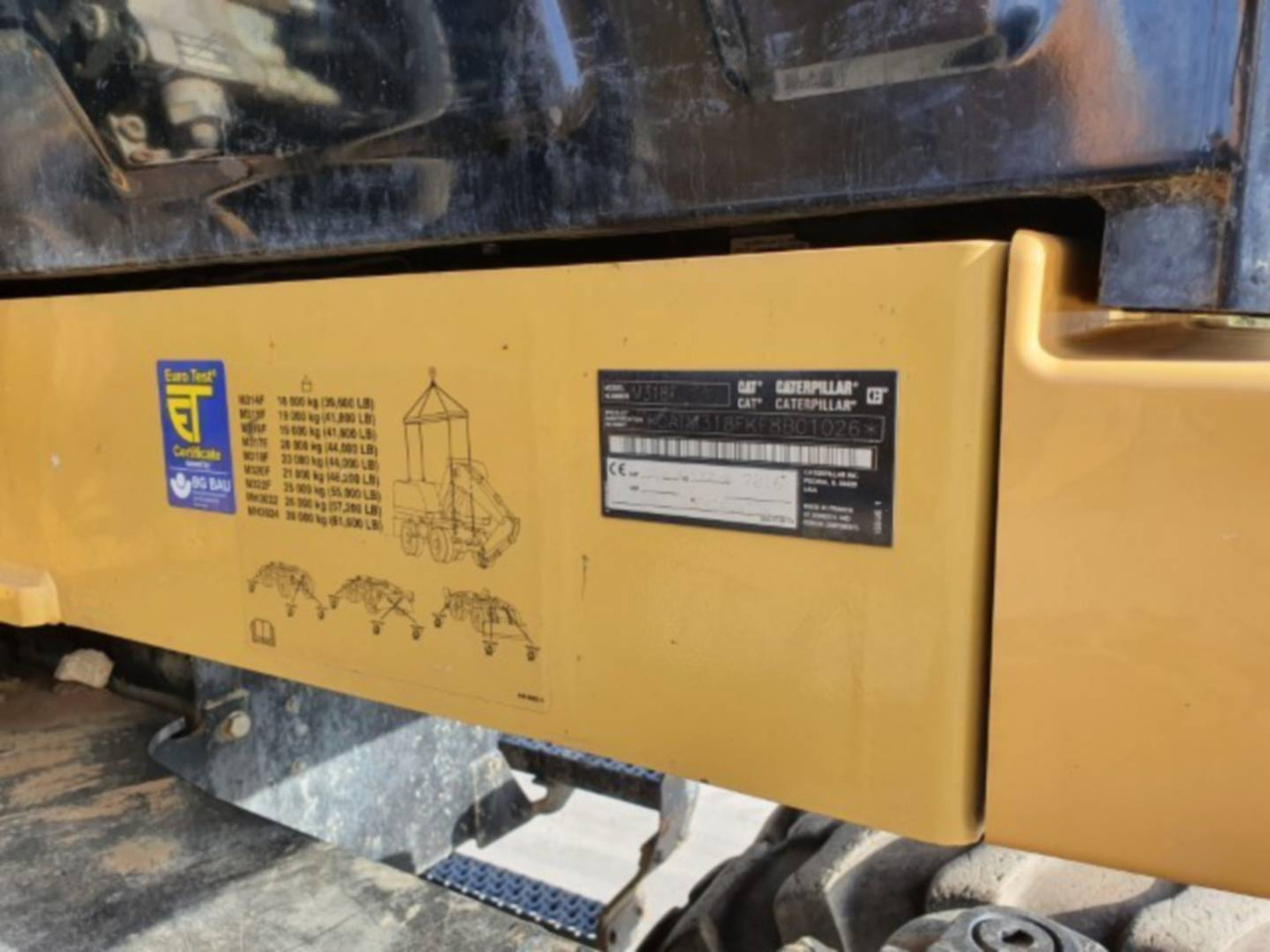 Mobilbagger CAT M318F: das Bild 6