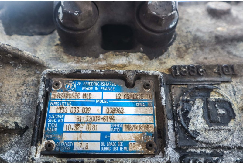 ZF 12AS1210OD TGM 81.32004-6194 - Ersatzteile für LKW: das Bild 5 ZF 12AS1210OD TGM 81.32004-6194 - Ersatzteile für LKW: das Bild 5