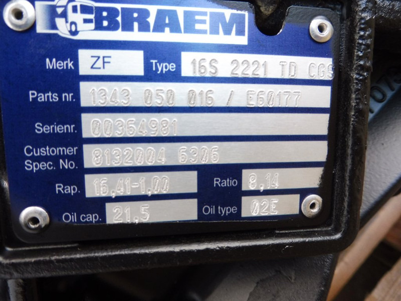 ZF 16S2221TD+IT - Getriebe für LKW: das Bild 5 ZF 16S2221TD+IT - Getriebe für LKW: das Bild 5