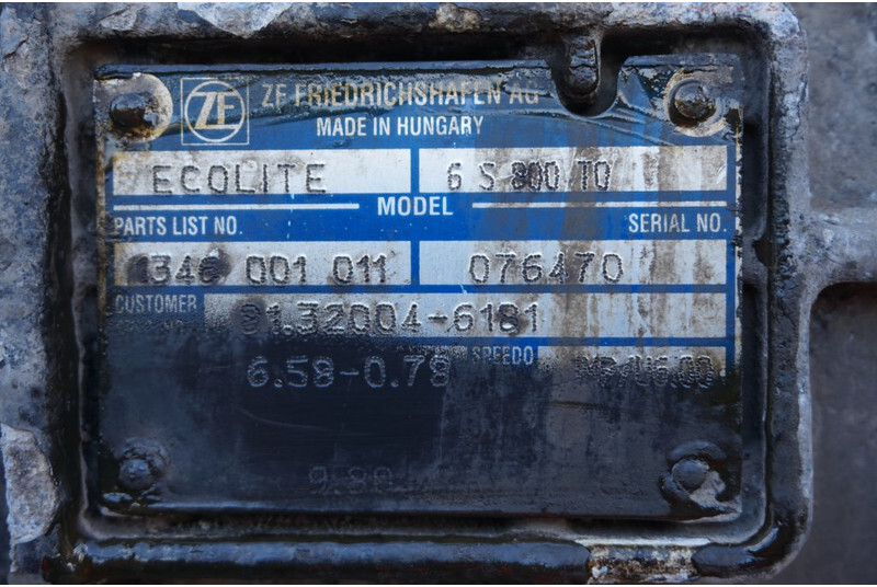 ZF 6S800OD TGL - 81.32004-6180 - Getriebe für LKW: das Bild 5 ZF 6S800OD TGL - 81.32004-6180 - Getriebe für LKW: das Bild 5