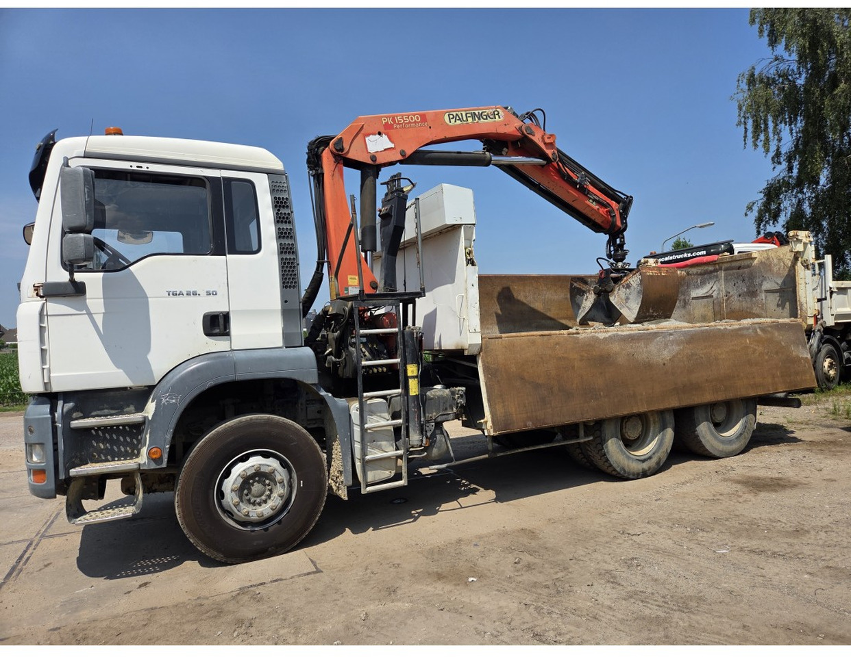 MAN TGA 26.350 6X4 BORDMATIC TIPPER CRANE PALFINGER PK15500 - Kipper, Autokran: das Bild 5 MAN TGA 26.350 6X4 BORDMATIC TIPPER CRANE PALFINGER PK15500 - Kipper, Autokran: das Bild 5