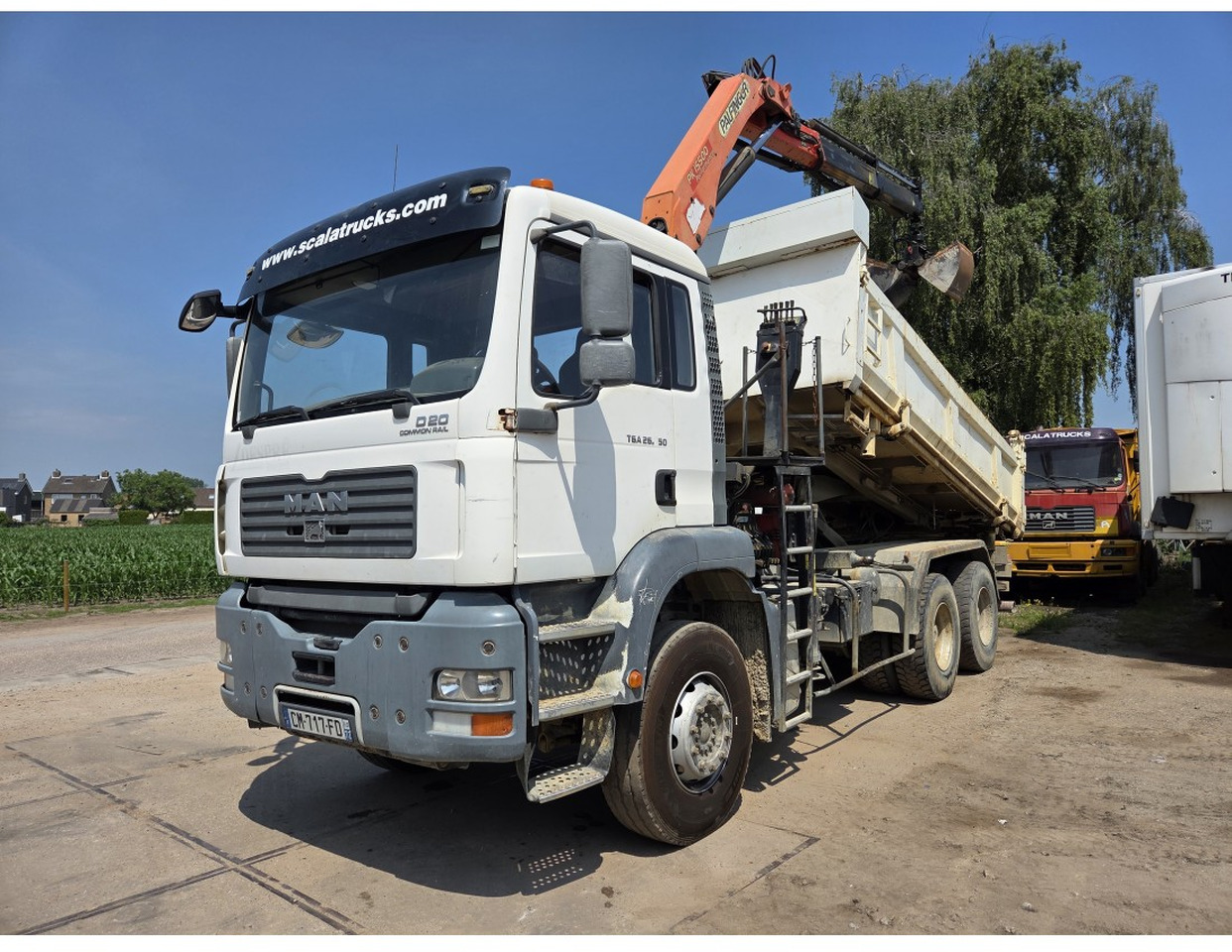 MAN TGA 26.350 6X4 BORDMATIC TIPPER CRANE PALFINGER PK15500 - Kipper, Autokran: das Bild 1 MAN TGA 26.350 6X4 BORDMATIC TIPPER CRANE PALFINGER PK15500 - Kipper, Autokran: das Bild 1