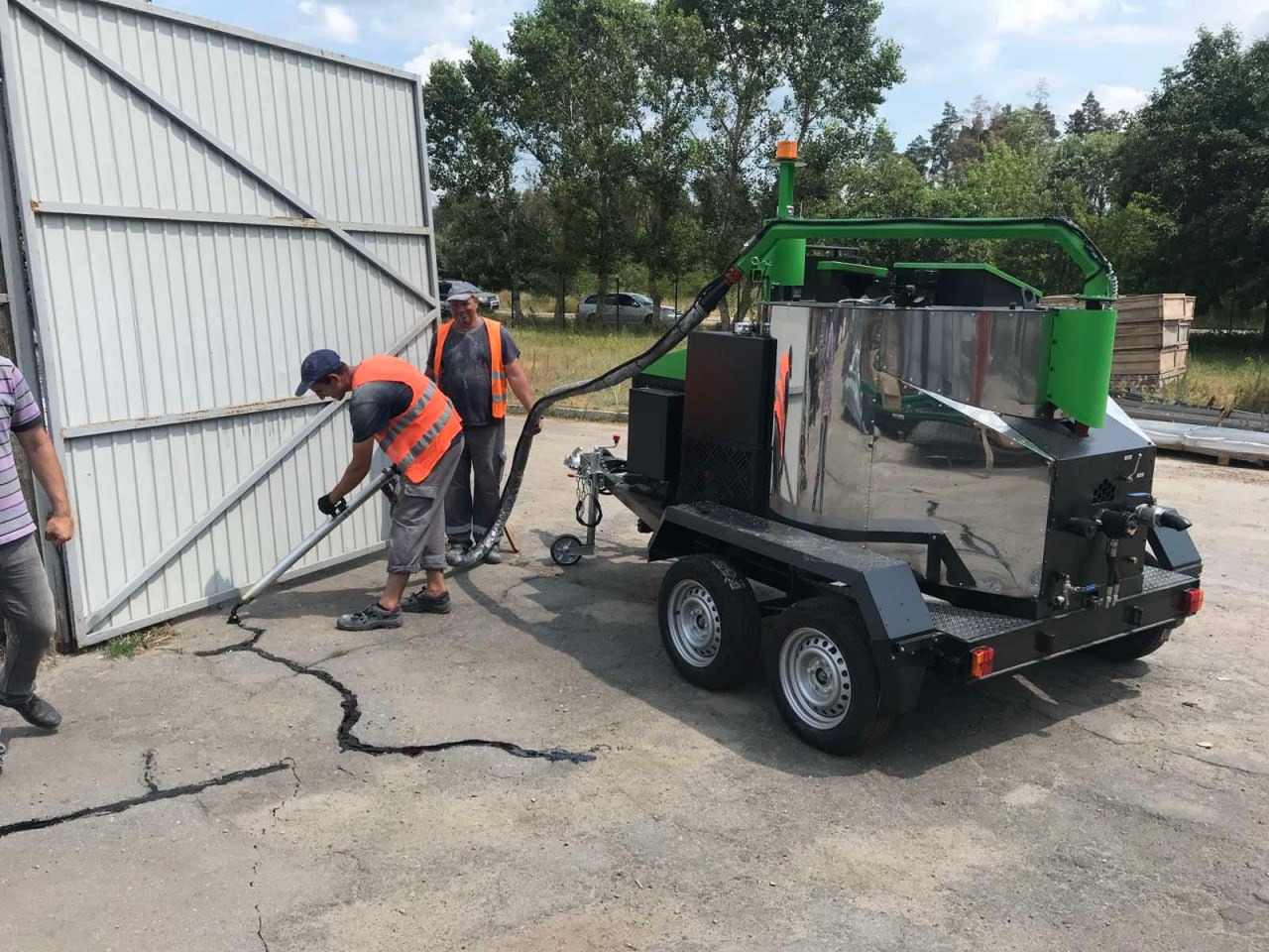 TICAB Сrack Sealing Machine,Asphalt Crack Fill Machine,500 L, Manufacturer, mašīna asfalta šuvju un plaisu aizpildīšanai BPM-500 - Asphalttechnik: das Bild 5 TICAB Сrack Sealing Machine,Asphalt Crack Fill Machine,500 L, Manufacturer, mašīna asfalta šuvju un plaisu aizpildīšanai BPM-500 - Asphalttechnik: das Bild 5