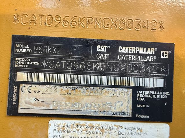 CAT 966 KXE, 18650hours, SWISS - Radlader: das Bild 5 CAT 966 KXE, 18650hours, SWISS - Radlader: das Bild 5