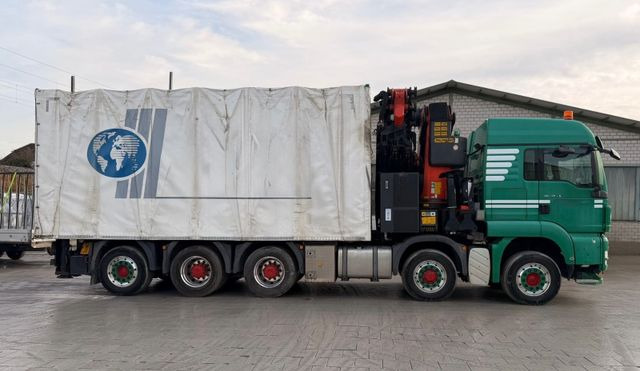 MAN TGS 35.480 10x6,E5,Palfinger PK92002+JIB+winch - Autokran, Plane LKW: das Bild 3 MAN TGS 35.480 10x6,E5,Palfinger PK92002+JIB+winch - Autokran, Plane LKW: das Bild 3