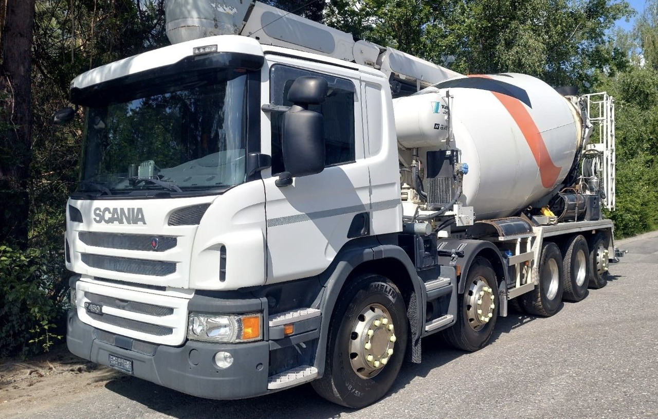 Scania P450 LB 10x4,E6,Stetter 10m³,Förderband/belt 16m - Fahrmischer: das Bild 4 Scania P450 LB 10x4,E6,Stetter 10m³,Förderband/belt 16m - Fahrmischer: das Bild 4