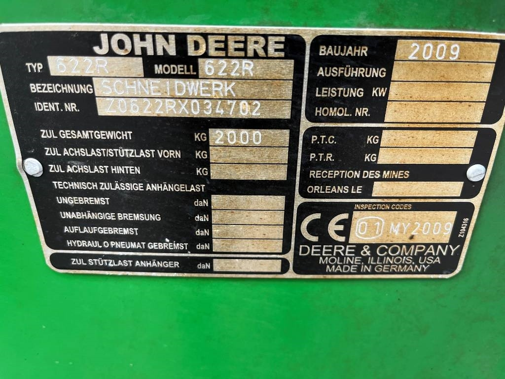 John Deere 622R Skärbord / Header 22 fot till JD T550 i - Zubehör für Erntemaschine: das Bild 4 John Deere 622R Skärbord / Header 22 fot till JD T550 i - Zubehör für Erntemaschine: das Bild 4