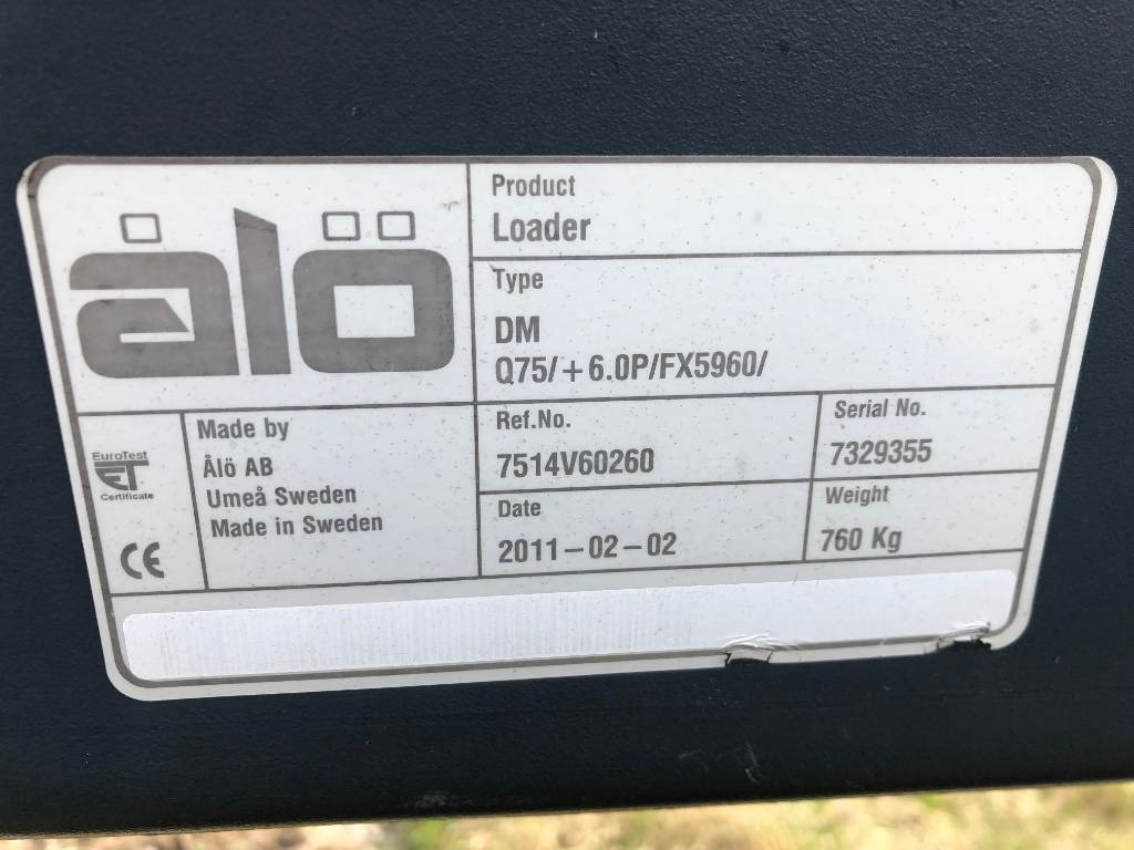 Reservdelar / Parts till Ålö / Trima Q75 Quicke - Frontlader für Traktor: das Bild 3 Reservdelar / Parts till Ålö / Trima Q75 Quicke - Frontlader für Traktor: das Bild 3