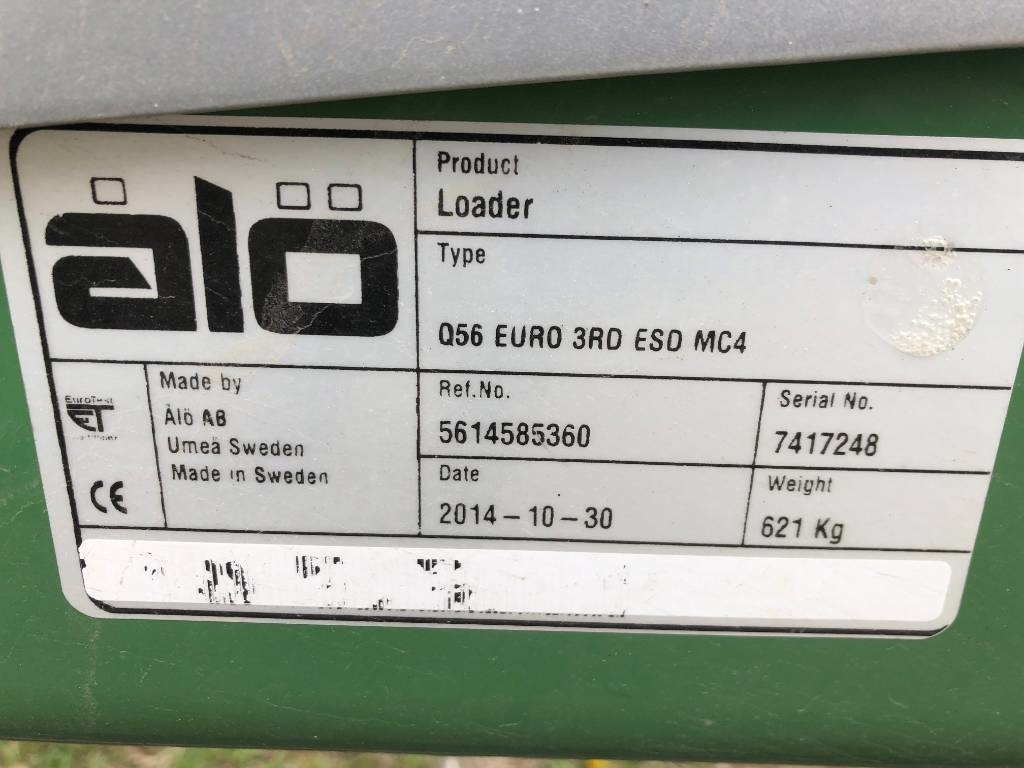 Reservdelar / Parts till Ålö / Trima Quicke Q56 - Frontlader für Traktor: das Bild 2 Reservdelar / Parts till Ålö / Trima Quicke Q56 - Frontlader für Traktor: das Bild 2