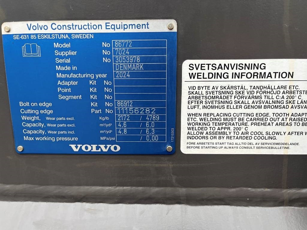 Volvo L150H L180H Ny Skopa Volvo L150 L180 Bucket - Schaufel für Baumaschine: das Bild 2 Volvo L150H L180H Ny Skopa Volvo L150 L180 Bucket - Schaufel für Baumaschine: das Bild 2
