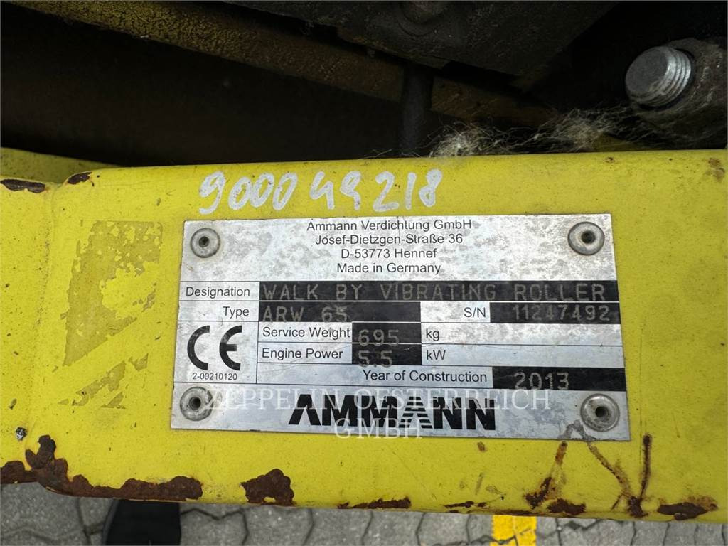 Ammann ARW 65 - Kleine Walze: das Bild 3 Ammann ARW 65 - Kleine Walze: das Bild 3