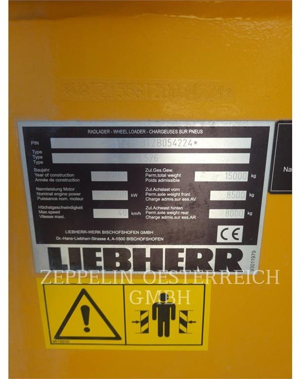 Radlader Liebherr L526: das Bild 6 Radlader Liebherr L526: das Bild 6