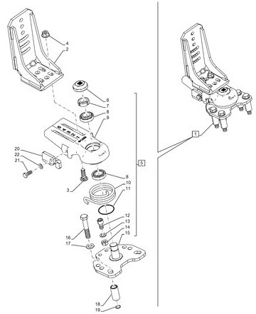 Case Puma New Holland T7 - wspornik skręt błotnika 90403696 - Kotflügel für Landmaschine: das Bild 1 Case Puma New Holland T7 - wspornik skręt błotnika 90403696 - Kotflügel für Landmaschine: das Bild 1
