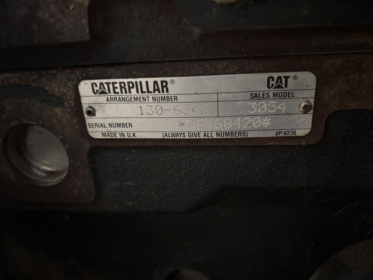 Cat Caterpillar 3054 130-6342 Silnk Części - Motor und Teile für Landmaschine: das Bild 1 Cat Caterpillar 3054 130-6342 Silnk Części - Motor und Teile für Landmaschine: das Bild 1