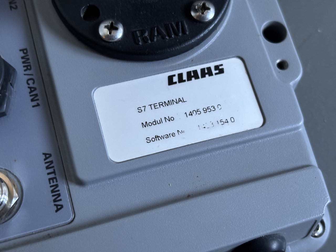Claas Terminal S7 Omnistar 14059530 1405 953 0 - Navigationssystem für Landmaschine: das Bild 5 Claas Terminal S7 Omnistar 14059530 1405 953 0 - Navigationssystem für Landmaschine: das Bild 5