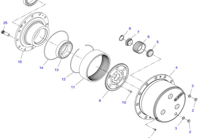 Fendt 930 933 936 939 942 Vario Gen 6 Zwolnica Kompletna Jarzmo Piasta Łożysko H218PF050026A - Fahrantrieb für Landmaschine: das Bild 1 Fendt 930 933 936 939 942 Vario Gen 6 Zwolnica Kompletna Jarzmo Piasta Łożysko H218PF050026A - Fahrantrieb für Landmaschine: das Bild 1